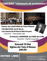 Concert "choeurs et orchestre" à l'église de L'Isle d'Abeau