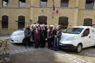 Inauguration véhicules électriques CCAS jeudi 4 mai 2017