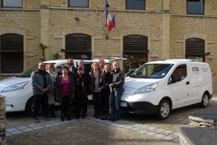 Inauguration véhicules électriques CCAS jeudi 4 mai 2017