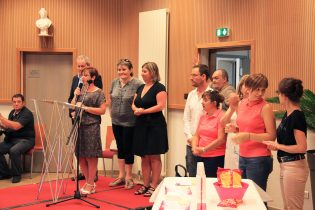 Cérémonie de clôture atelier lecture-écriture en Mairie de L'Isle d'Abeau mardi 4 juillet 2017