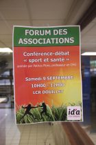 Forum des associations au Gymnase Douillet le samedi 9 septembre 2017