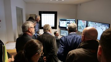 Inauguration vidéo-protection dans les locaux de la Police Municipale de L'Isle d'Abeau vendredi 16 mars 2018
